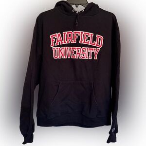 Fairfield University Champion EcoFleece Hoodie, Medium